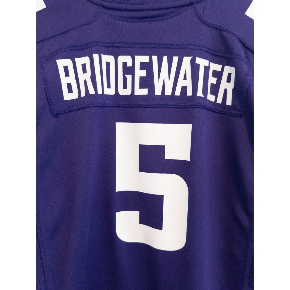 Nike NFL Minnesota Vikings Jersey Boys L Teddy Bridgewater Football Fan Sporty